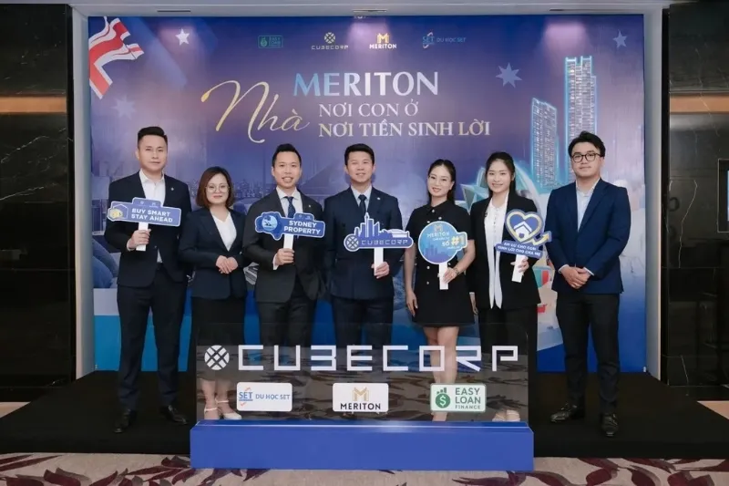 Bright team with Cubecorp executives and partners during a client and partner market presence programme in Vietnam